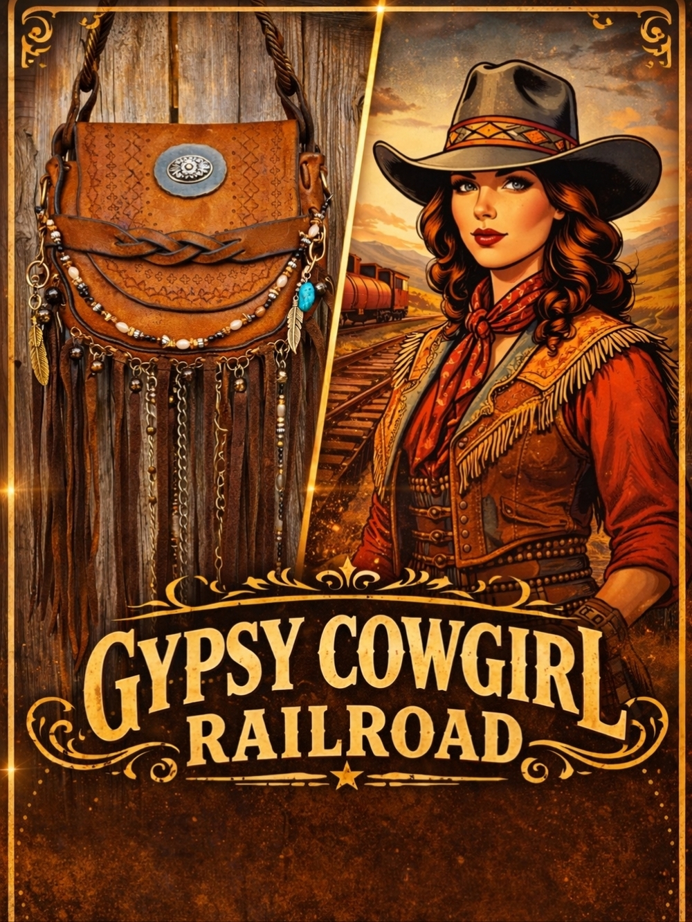 Gypsy Cowgirl Railroad A BOHO WESTERN TRAIN